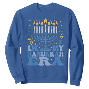 In My Hanukkah Era Sweatshirt Festival Of Lights Gift TS12 Royal Blue Print Your Wear