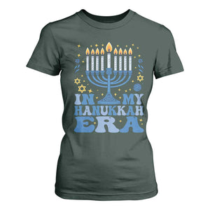In My Hanukkah Era T Shirt For Women Festival Of Lights Gift TS12 Dark Forest Green Print Your Wear