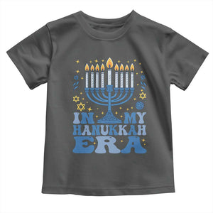 In My Hanukkah Era Toddler T Shirt Festival Of Lights Gift TS12 Dark Heather Print Your Wear