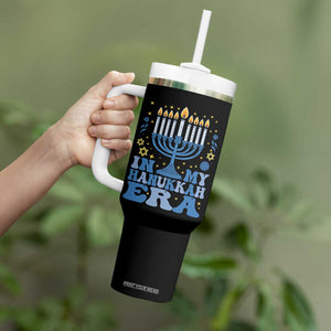 In My Hanukkah Era Tumbler With Handle Festival Of Lights Gift TS12 Print Your Wear