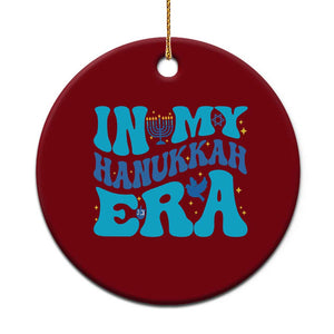 In My Hanukkah Era Ceramic Ornament Jewish Holiday Celebration Gift TS12 1pc Red Print Your Wear