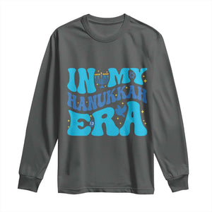 In My Hanukkah Era Long Sleeve Shirt Jewish Holiday Celebration Gift TS12 Dark Heather Print Your Wear