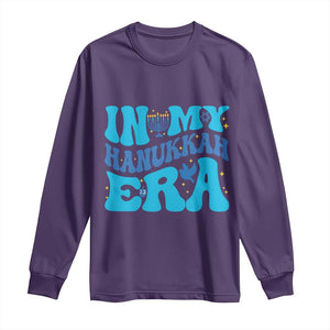 In My Hanukkah Era Long Sleeve Shirt Jewish Holiday Celebration Gift TS12 Purple Print Your Wear