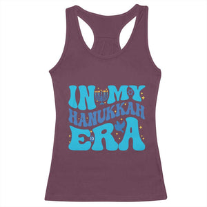 In My Hanukkah Era Racerback Tank Top Jewish Holiday Celebration Gift TS12 Maroon Print Your Wear