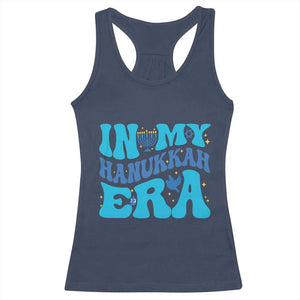 In My Hanukkah Era Racerback Tank Top Jewish Holiday Celebration Gift TS12 Navy Print Your Wear