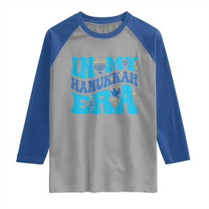 In My Hanukkah Era Raglan Shirt Jewish Holiday Celebration Gift TS12 Sport Gray Royal Print Your Wear