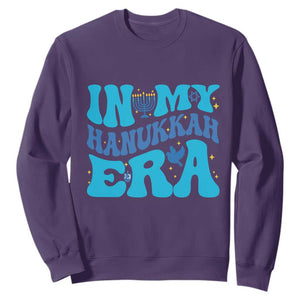 In My Hanukkah Era Sweatshirt Jewish Holiday Celebration Gift TS12 Purple Print Your Wear