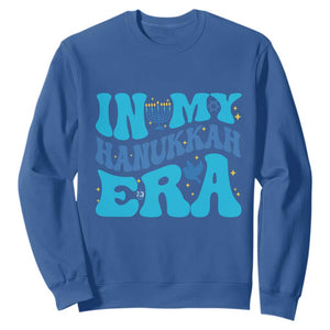 In My Hanukkah Era Sweatshirt Jewish Holiday Celebration Gift TS12 Royal Blue Print Your Wear