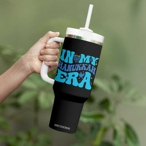 In My Hanukkah Era Tumbler With Handle Jewish Holiday Celebration Gift TS12 Print Your Wear