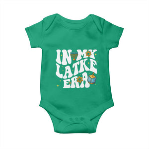 Hanukkah Jewish Holiday Gift Baby Onesie In My Latke Era TS12 Irish Green Print Your Wear