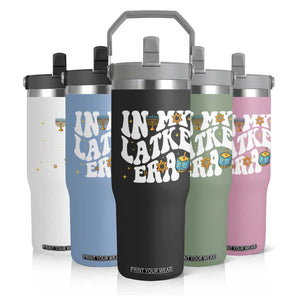 Hanukkah Jewish Holiday Gift Flip Straw Tumbler In My Latke Era TS12 Print Your Wear