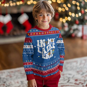 Chanukkah Jewish Holiday Gift Hanukkah Ugly Sweater In My Latke Era TS12 Blue Red Print Your Wear