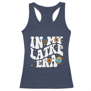 Hanukkah Jewish Holiday Gift Racerback Tank Top In My Latke Era TS12 Navy Print Your Wear