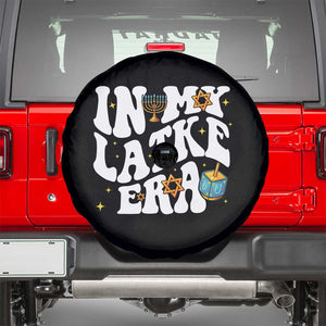 Hanukkah Jewish Holiday Gift Spare Tire Cover In My Latke Era TS12 Black Print Your Wear