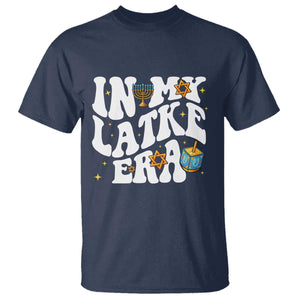 Hanukkah Jewish Holiday Gift T Shirt In My Latke Era TS12 Navy Print Your Wear