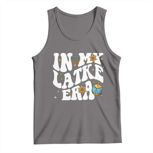 Hanukkah Jewish Holiday Gift Tank Top In My Latke Era TS12 Deep Heather Print Your Wear