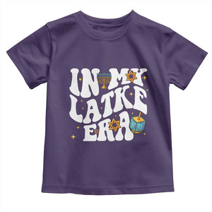 Hanukkah Jewish Holiday Gift Toddler T Shirt In My Latke Era TS12 Purple Print Your Wear
