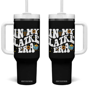 Hanukkah Jewish Holiday Gift Tumbler With Handle In My Latke Era TS12 One Size: 40 oz Black Print Your Wear