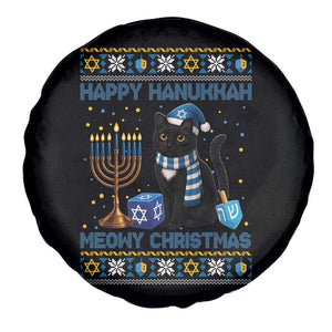Hanukkah Cat Lover Gifts Spare Tire Cover Happy Hanukkah Meowy Christmas TS12 Print Your Wear