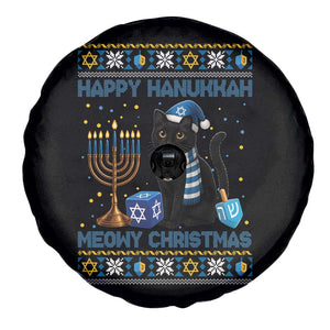 Hanukkah Cat Lover Gifts Spare Tire Cover Happy Hanukkah Meowy Christmas TS12 Print Your Wear