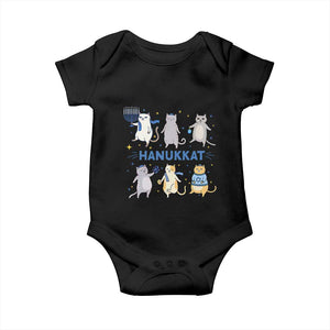 Hanukkat Baby Onesie Funny Cats Hanukkah Festival Of Lights Gift TS12 Black Print Your Wear
