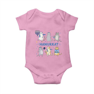 Hanukkat Baby Onesie Funny Cats Hanukkah Festival Of Lights Gift TS12 Light Pink Print Your Wear