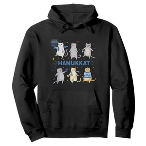 Hanukkat Hoodie Funny Cats Hanukkah Festival Of Lights Gift TS12 Black Print Your Wear
