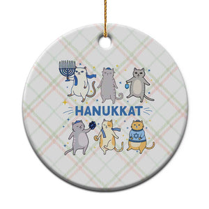 Hanukkat Ceramic Ornament Funny Cats Hanukkah Festival Of Lights Gift TS12 1pc Christmas Plaid Print Your Wear