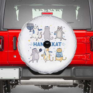 Hanukkat Spare Tire Cover Funny Cats Hanukkah Festival Of Lights Gift TS12 Black Print Your Wear