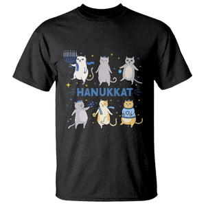 Hanukkat T Shirt Funny Cats Hanukkah Festival Of Lights Gift TS12 Black Print Your Wear