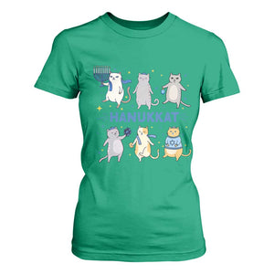 Hanukkat T Shirt For Women Funny Cats Hanukkah Festival Of Lights Gift TS12 Irish Green Print Your Wear