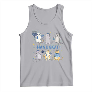 Hanukkat Tank Top Funny Cats Hanukkah Festival Of Lights Gift TS12 Athletic Heather Print Your Wear