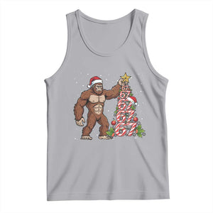 Bigfoot Christmas Tree 67 Tank Top Holiday Six Seven Meme Brainrot Gift TS12 Athletic Heather Print Your Wear