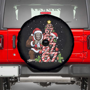 Trending Six Seven Meme Bigfoot Christmas Tree Spare Tire Cover Holiday Gift TS12 Black Print Your Wear