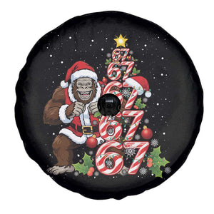 Trending Six Seven Meme Bigfoot Christmas Tree Spare Tire Cover Holiday Gift TS12 Print Your Wear