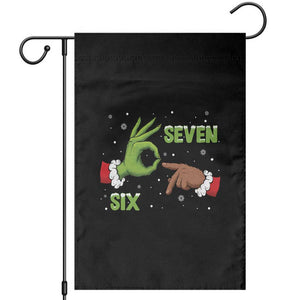 Funny Green And Bigfoot Six Seven Meme Garden Flag Christmas Trend Gift TS12 Black Print Your Wear
