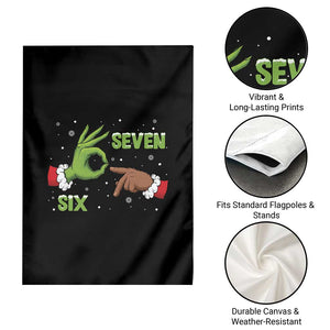 Funny Green And Bigfoot Six Seven Meme Garden Flag Christmas Trend Gift TS12 Print Your Wear