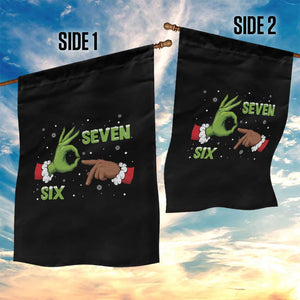 Funny Green And Bigfoot Six Seven Meme Garden Flag Christmas Trend Gift TS12 Print Your Wear