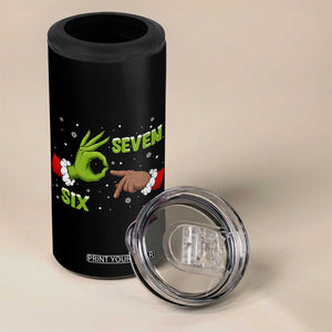 Funny Green And Bigfoot Six Seven Meme 4 in 1 Can Cooler Tumbler Christmas Trend Gift TS12 Print Your Wear