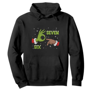 Funny Green And Bigfoot Six Seven Meme Hoodie Christmas Trend Gift TS12 Black Print Your Wear