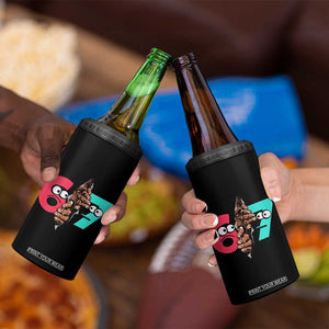 Bigfoot Six Seven Meme 4 in 1 Can Cooler Tumbler 67 Viral Gen Alpha Slang Gift TS12 Print Your Wear
