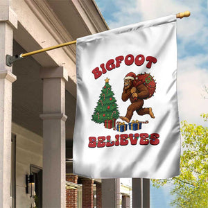 Funny Bigfoot Santa Believes Six Seven Meme Garden Flag Trendy Gen Z Xmas Gift TS12 Print Your Wear