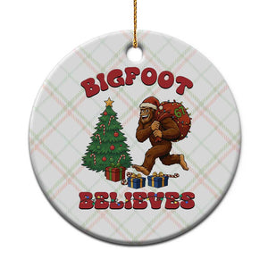 Funny Bigfoot Santa Believes Six Seven Meme Ceramic Ornament Trendy Gen Z Xmas Gift TS12 1pc Christmas Plaid Print Your Wear