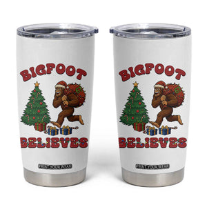 Funny Bigfoot Santa Believes Six Seven Meme Tumbler Cup Trendy Gen Z Xmas Gift TS12 White Print Your Wear