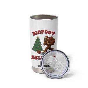 Funny Bigfoot Santa Believes Six Seven Meme Tumbler Cup Trendy Gen Z Xmas Gift TS12 Print Your Wear