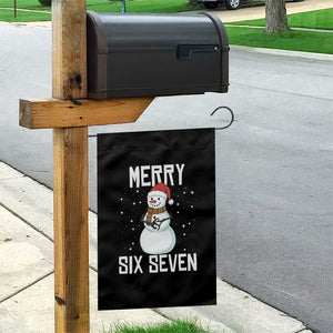 Funny Snowman Merry Six Seven Meme Garden Flag Christmas Trending 67 Gift TS12 Print Your Wear