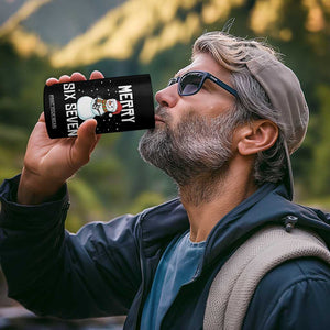 Funny Snowman Merry Six Seven Meme 4 in 1 Can Cooler Tumbler Christmas Trending 67 Gift TS12 Print Your Wear