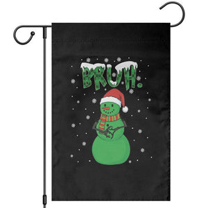 Funny Green Snowman Six Seven Meme Garden Flag Christmas Gift For Gen Z TS12 Black Print Your Wear