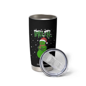 Funny Green Snowman Six Seven Meme Tumbler Cup Christmas Gift For Gen Z TS12 Print Your Wear