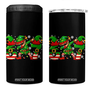 Funny Elf Dab Six Seven Meme 4 in 1 Can Cooler Tumbler Christmas Trending 67 Gift TS12 One Size: 16 oz Black Print Your Wear